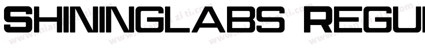Shininglabs Regular字体转换
